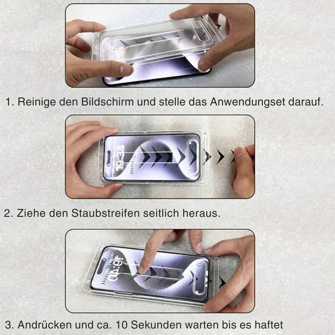 3 in 1 Schutzfolie - Samsung-S (2 Stück)