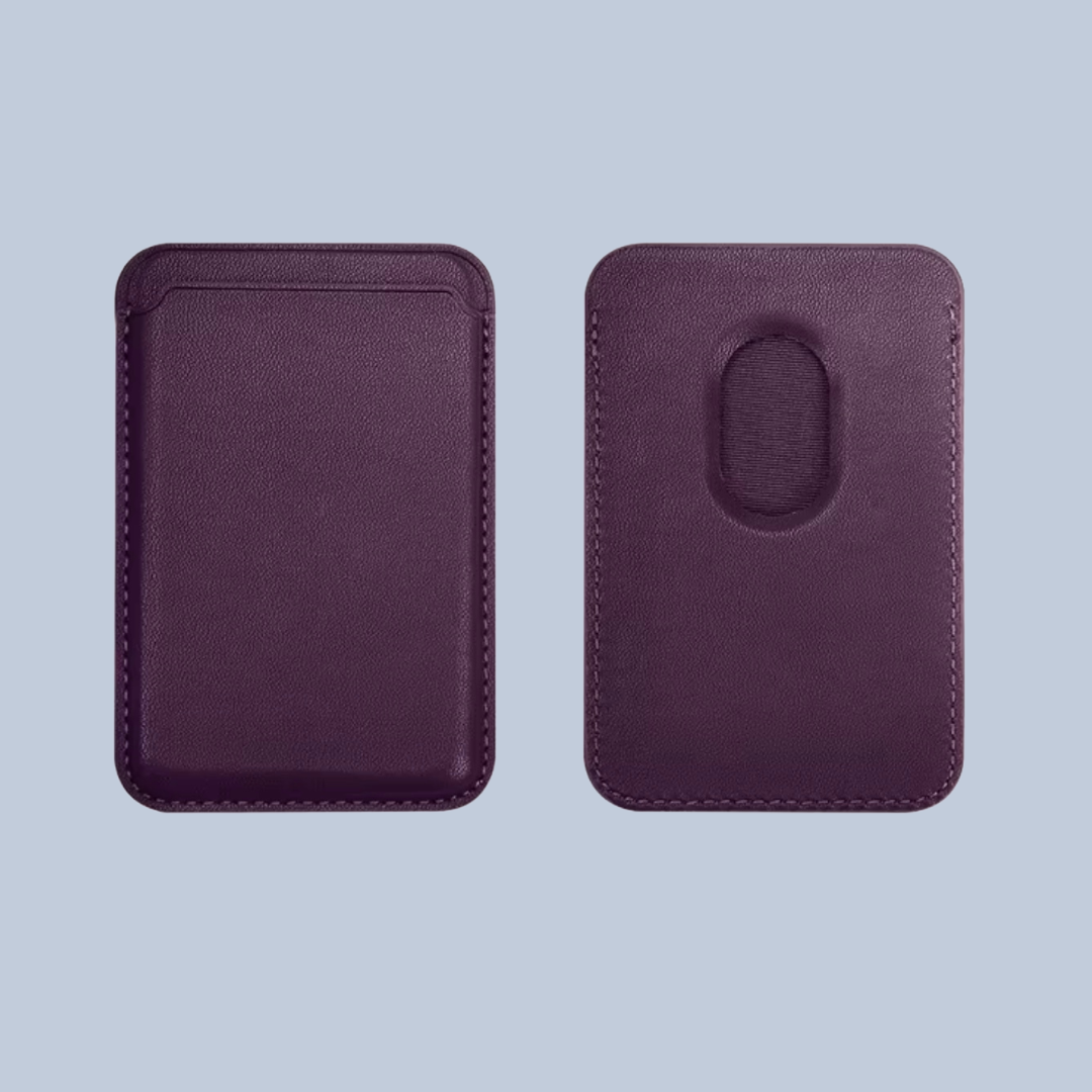 Magnetische Lederbrieftasche