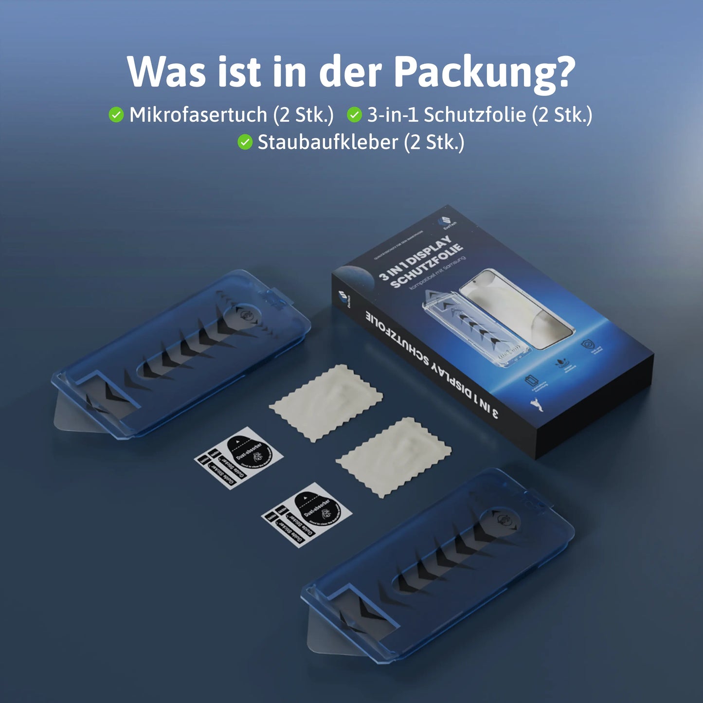 3 in 1 Schutzfolie - Samsung-S