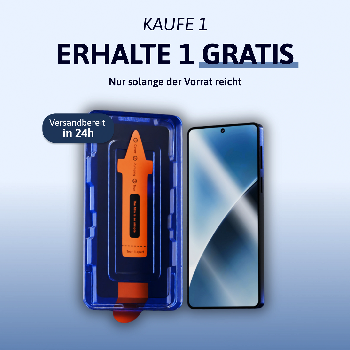 3 in 1 Schutzfolie - Xiaomi