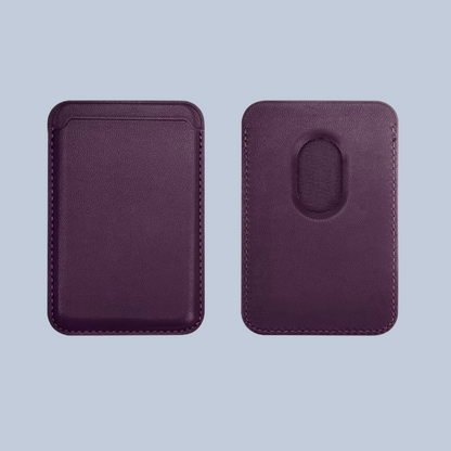 Magnetische Lederbrieftasche