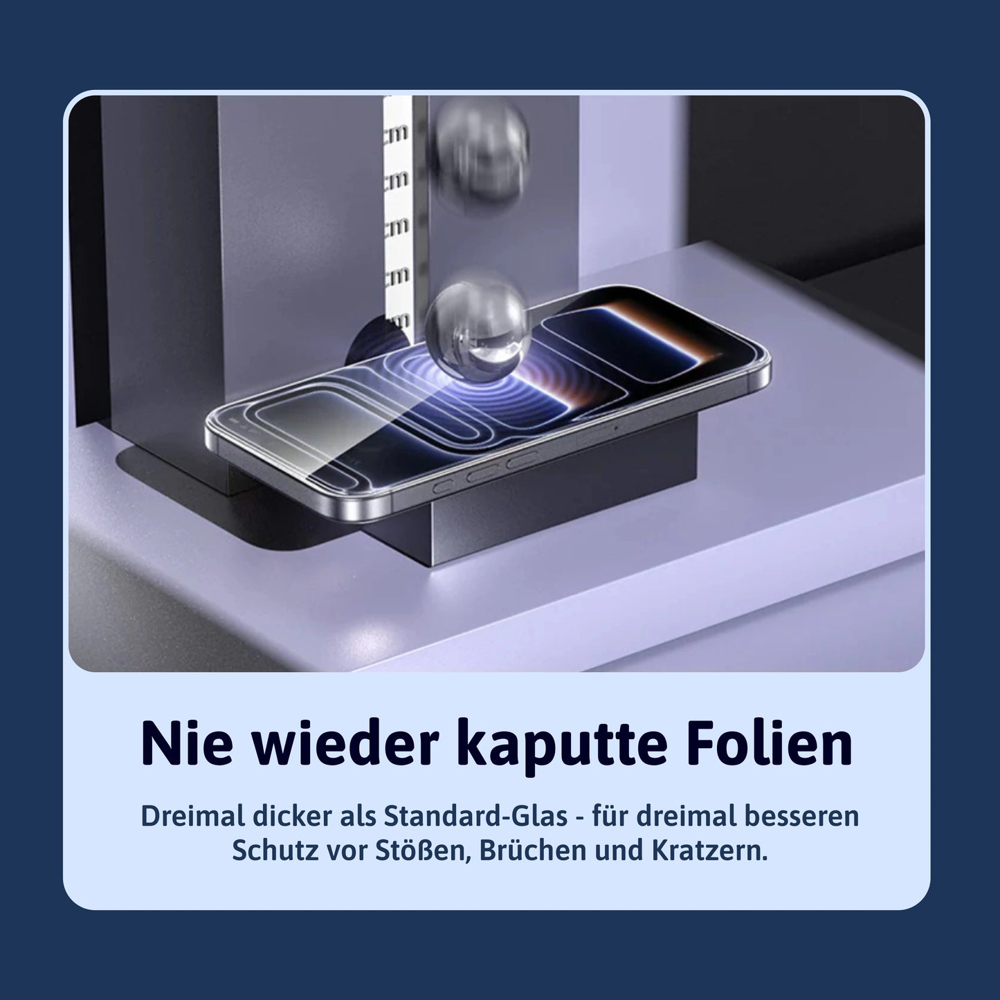 3 in 1 Schutzfolie - iPhone