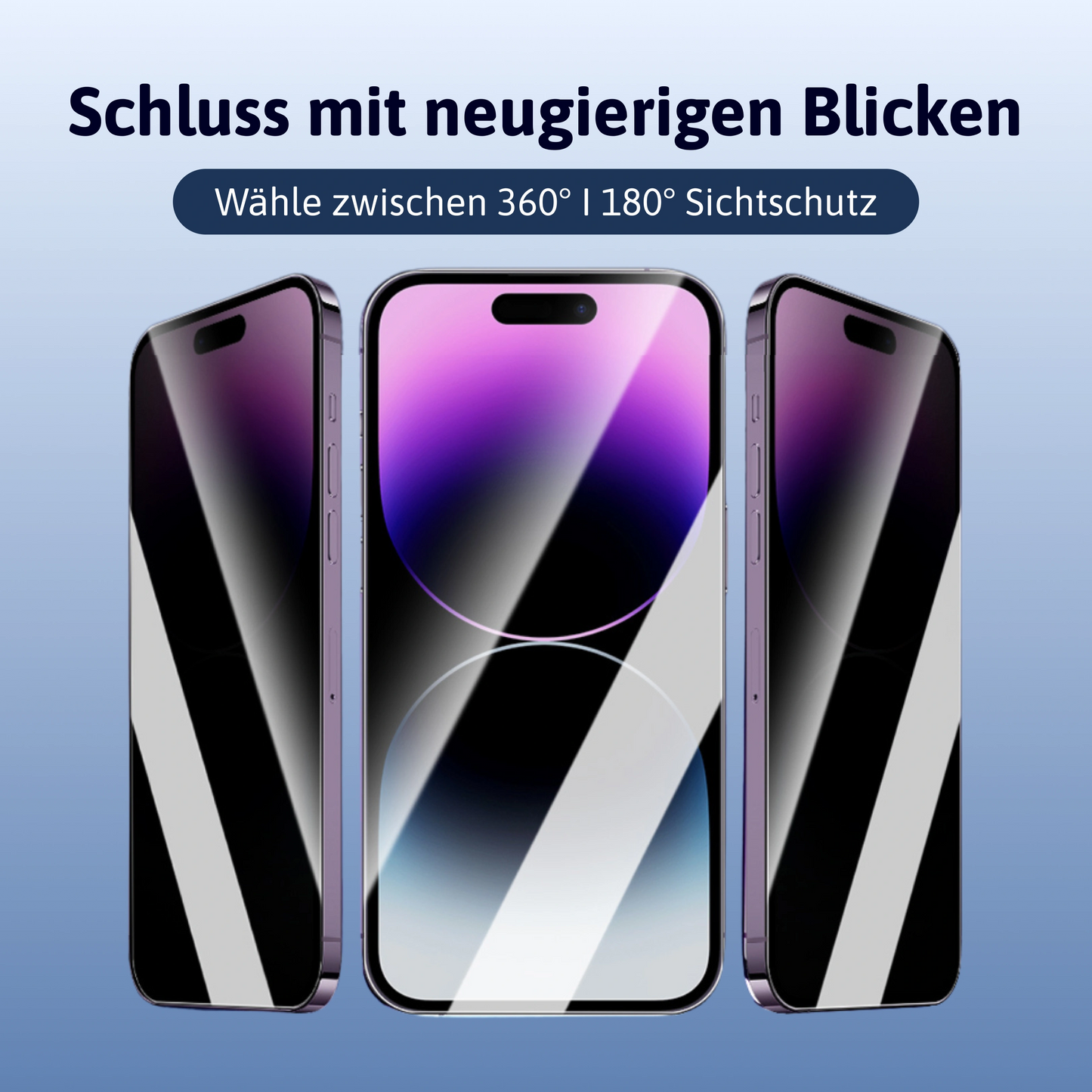 3 in 1 Schutzfolie - iPhone