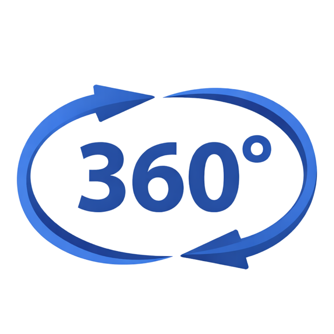 360° flexibel