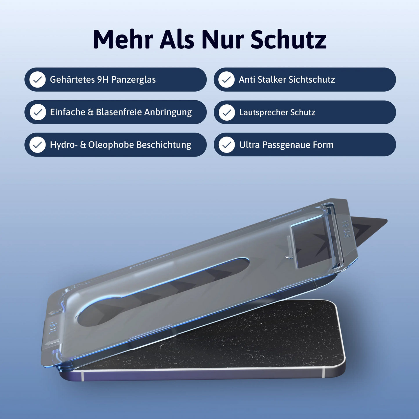 3 in 1 Schutzfolie - Samsung-S (2 Stück)
