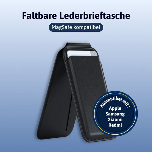 Faltbare Lederbrieftasche