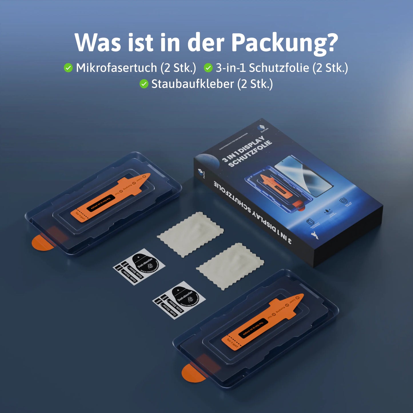 3 in 1 Schutzfolie - Xiaomi