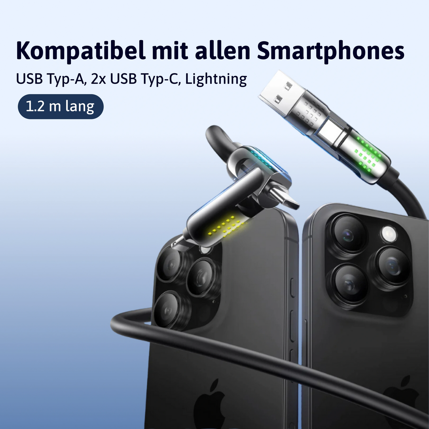 4 in 1 Ladekabel