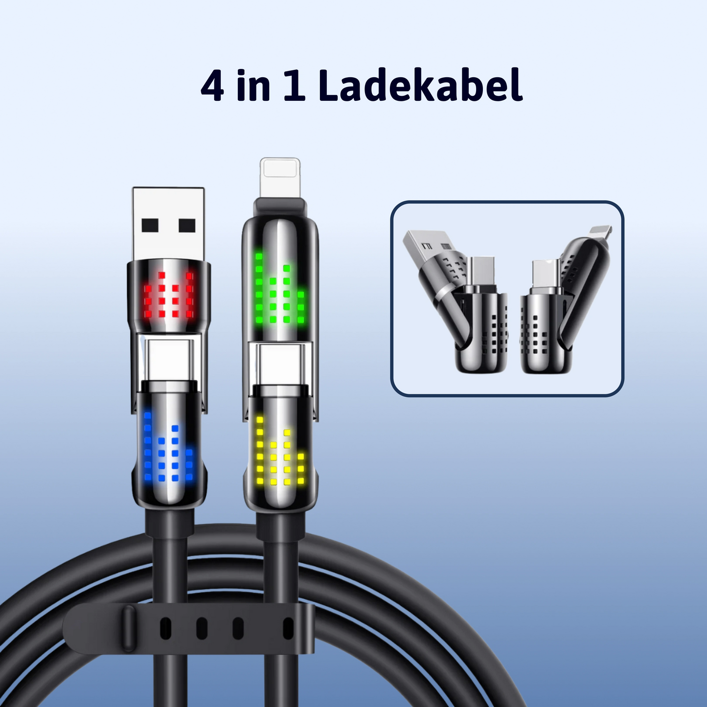 4 in 1 Ladekabel