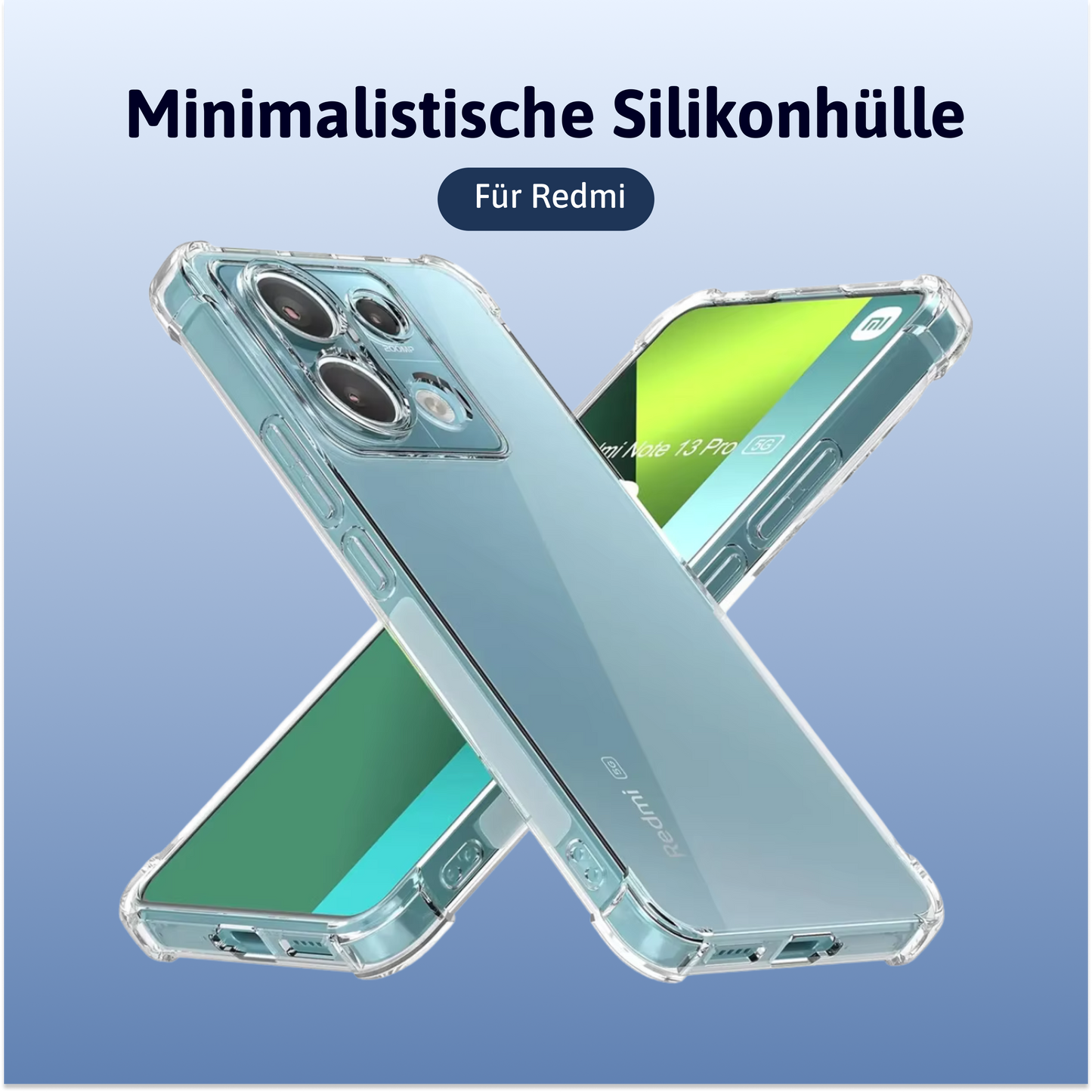 Minimalistische Silikonhülle Redmi