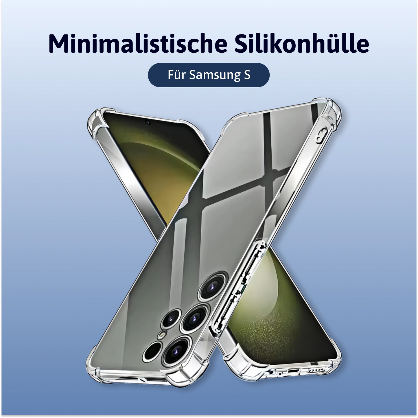 Minimalistische Silikonhülle Samsung S