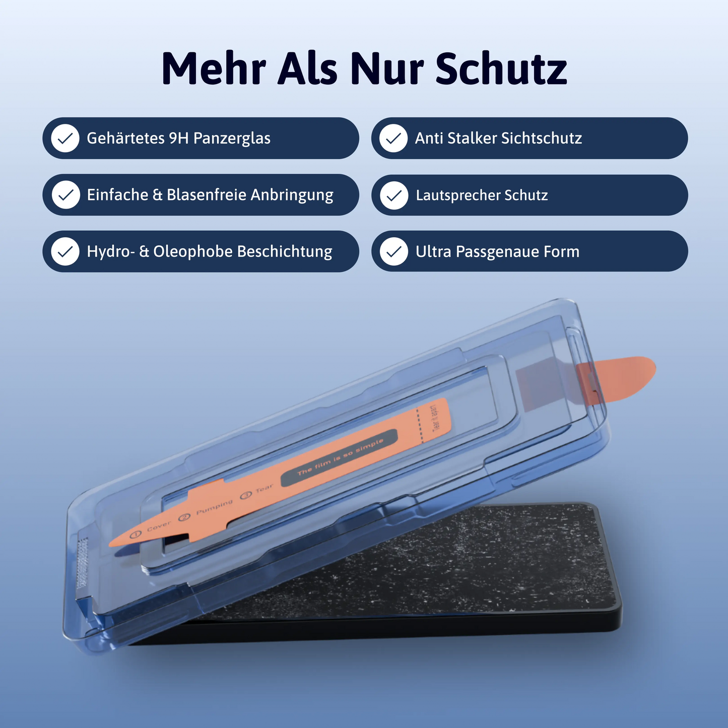3 in 1 Schutzfolie - Xiaomi/Redmi