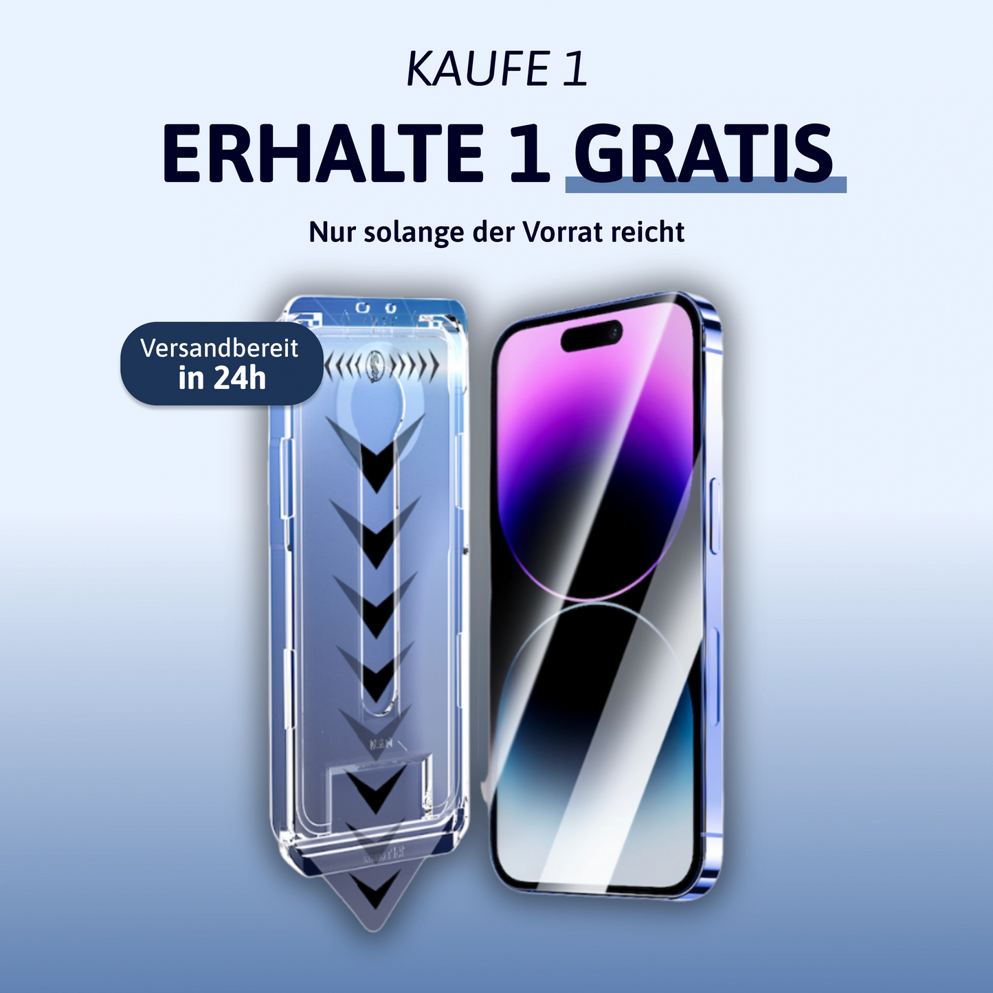 3 in 1 Schutzfolie - iPhone