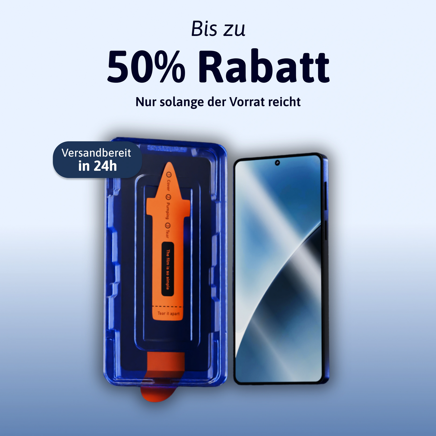 3 in 1 Schutzfolie - Xiaomi