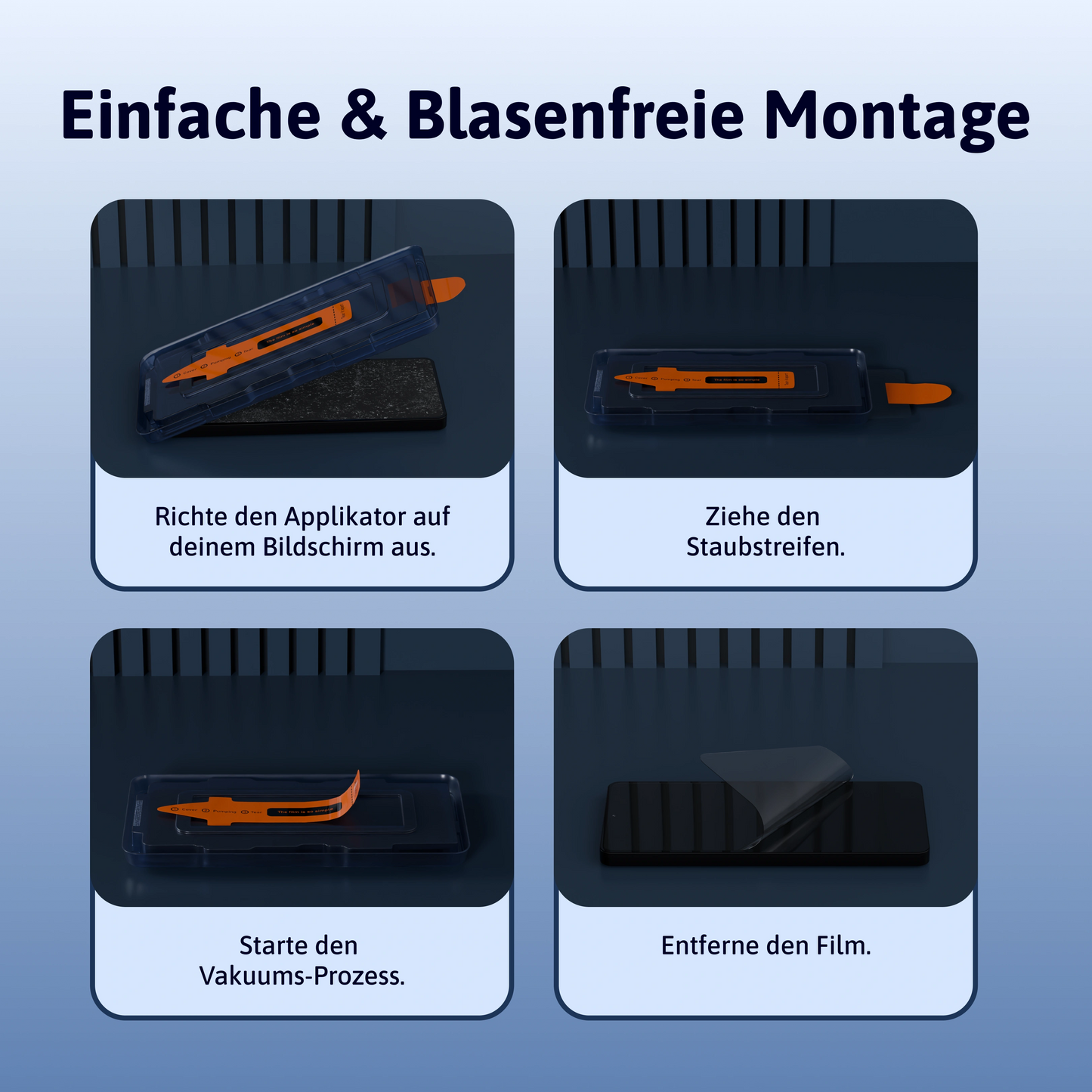 3 in 1 Schutzfolie - Xiaomi