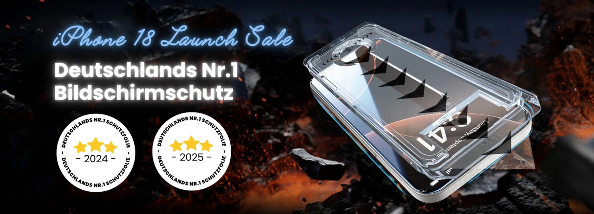 iPhone 18 Launch Sale - Deutschlands Nr. 1 Bildschirmschutz